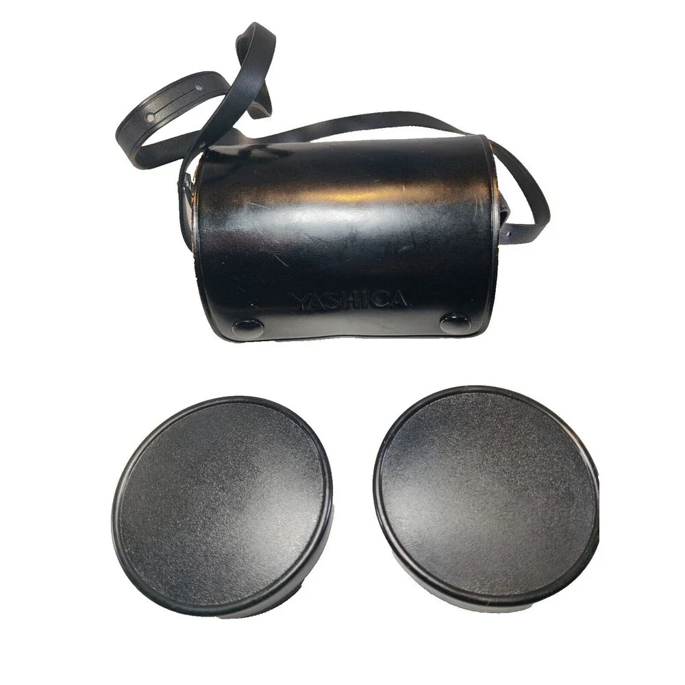 Set Of 2 Yashica Yashikor AUX Wide Angle & Telephoto 1:4 S007 & S008 Lens W/Case